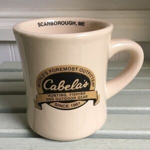 🎉Host Pick🎉 Cabela’s Coffee Mug Scarborough Maine Diner Mug